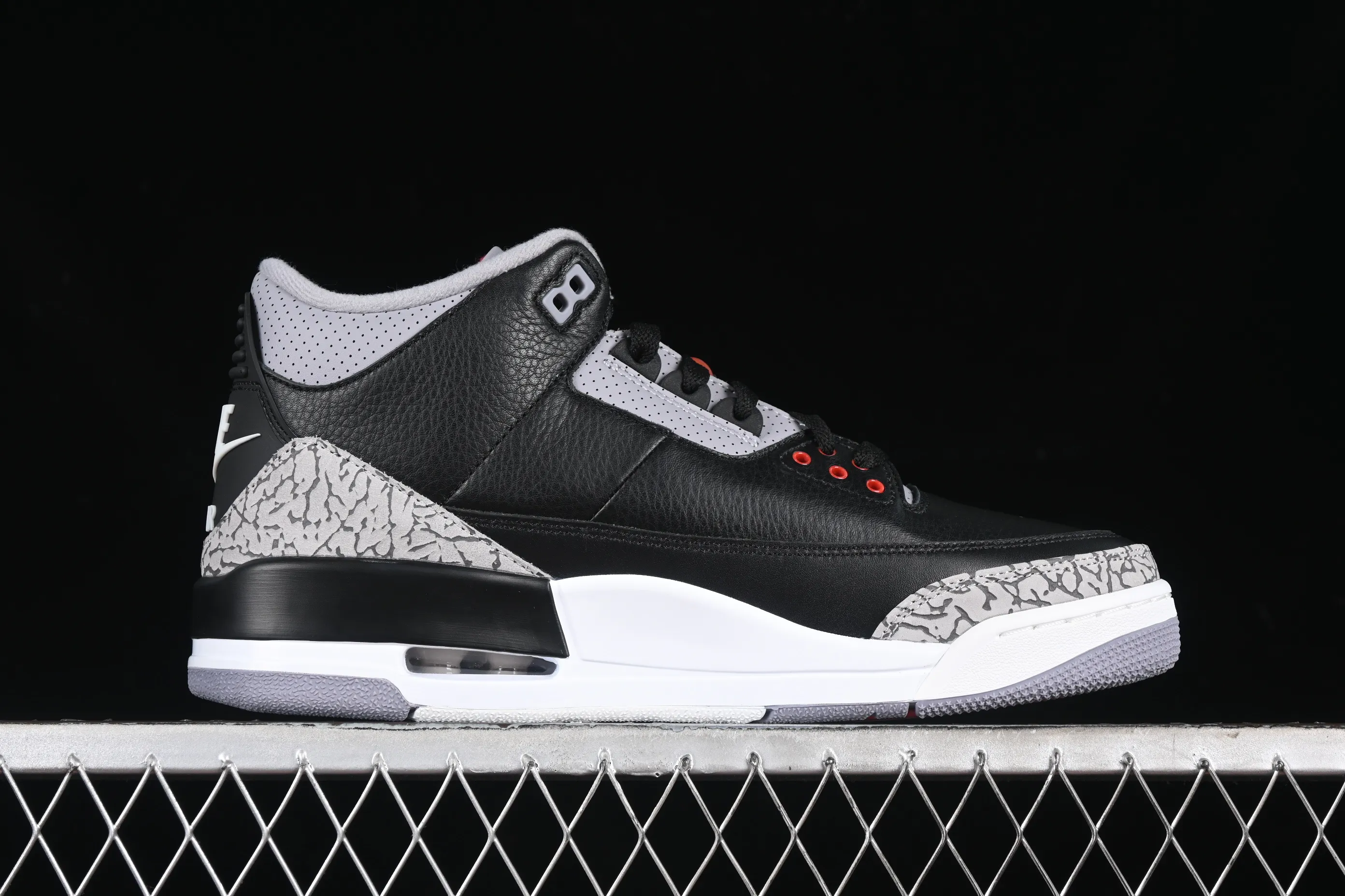 All categories Air Jordan Jordan series basketball shoes Air Jordan 3 GX foreign trade version Air Jordan 3 "Black Cement" AJ3 Jordan 3 first year black cement DN3707-010